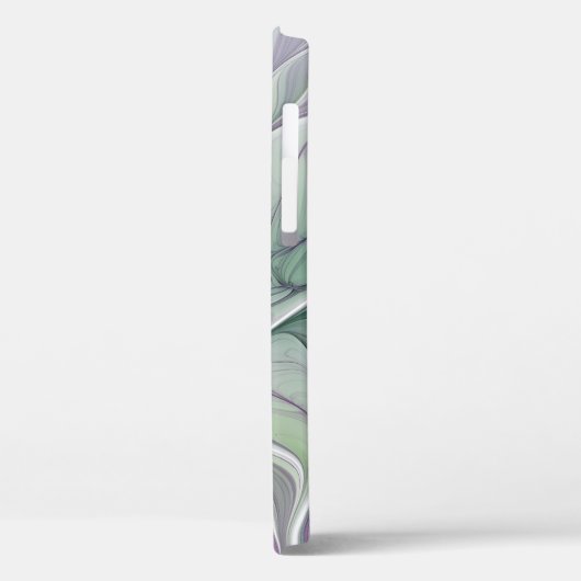 Bloemdromen, Abstracte Paarse groene fractale kuns Case-Mate iPhone Case (Achterkant / Links)
