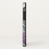 Bloemdromen, Abstracte Paarse groene fractale kuns Case-Mate iPhone Case (Achterkant/links)