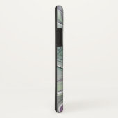 Bloemdromen, Abstracte Paarse groene fractale kuns Case-Mate iPhone Case (Achterkant/rechts)