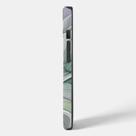 Bloemdromen, Abstracte Paarse groene fractale kuns Case-Mate iPhone Case (Achterkant / Links)