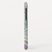 Bloemdromen, Abstracte Paarse groene fractale kuns Case-Mate iPhone Case (Achterkant/links)