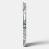Bloemdromen, Abstracte Paarse groene fractale kuns Case-Mate iPhone Case (Achterkant / Links)