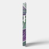 Bloemdromen, Abstracte Paarse groene fractale kuns Case-Mate iPhone Case (Achterkant / Rechts)