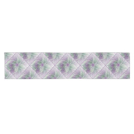 Bloemdromen, Abstracte Paarse groene fractale kuns Korte Tafelloper