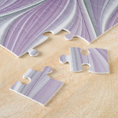 Bloemdromen, Abstracte Paarse groene fractale kuns Legpuzzel (Zijkant)