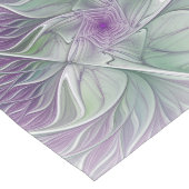 Bloemdromen, Abstracte Paarse groene fractale kuns Medium Tafelloper (Hoek)