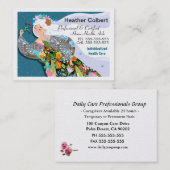 Bloemdroomrijke zorgverlener visitekaartje (Voorkant / Achterkant)