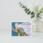 Bloemdroomrijke zorgverlener visitekaartje (Staand voorkant)