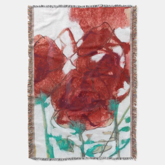 Bloemdruk I Deken (Voorkant Verticaal)