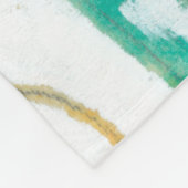 Bloemdruk I Fleece Deken (Hoek)