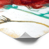 Bloemdruk I Poster (Hoek)