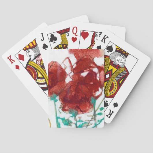 Bloemdruk I Speelkaarten (Achterkant)