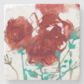 Bloemdruk I Stenen Onderzetter (Voorkant)