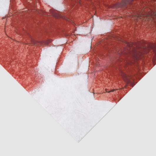 Bloemdruk I Tissuepapier (Detail)