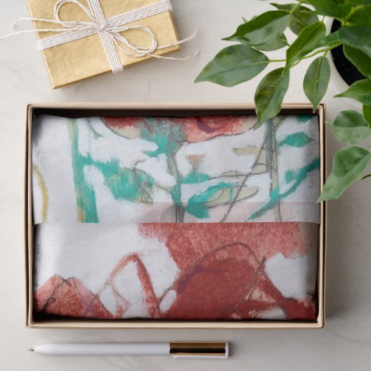 Bloemdruk I Tissuepapier (Geschenk)