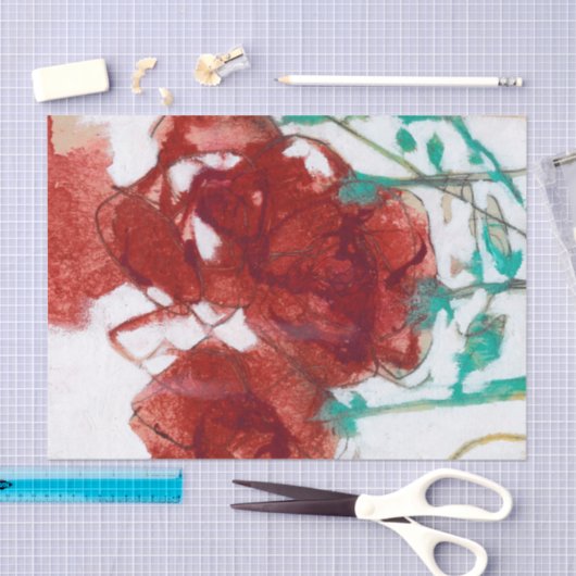 Bloemdruk I Tissuepapier (Craft)