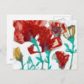 Bloemdruk II Briefkaart (Voorkant / Achterkant)