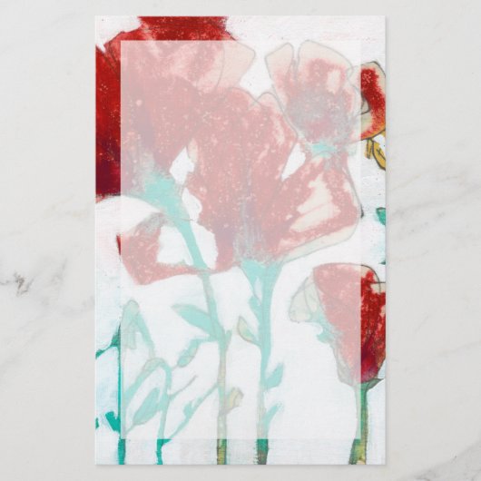 Bloemdruk II Briefpapier (Voorkant)