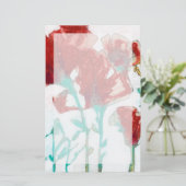 Bloemdruk II Briefpapier (Staand voorkant)