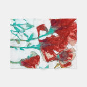 Bloemdruk II Fleece Deken (Voorkant (Horizontaal))