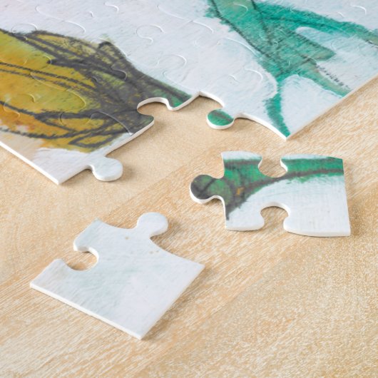 Bloemdruk II Legpuzzel (Zijkant)