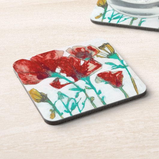 Bloemdruk II Onderzetter (Linkerzijde)