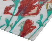 Bloemdruk II Snijplank (Hoek)