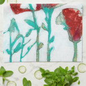 Bloemdruk II Theedoek (Gevouwen)