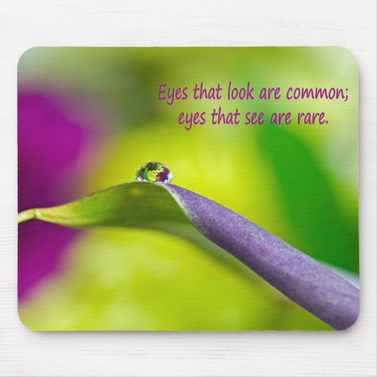 Bloemdruplet Muismat (Voorkant)