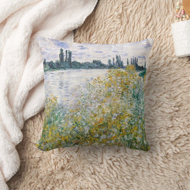 Bloemeiland bij Vétheuil, Monet Kussen (Deken)