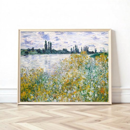 Bloemeiland bij Vétheuil, Monet Poster