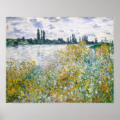 Bloemeiland bij Vétheuil, Monet Poster (Voorkant)