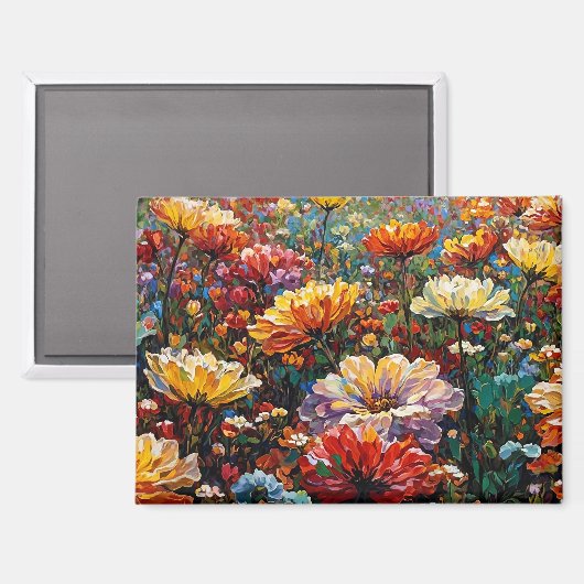 Bloemen 02 magneet (Voorkant / Achterkant)