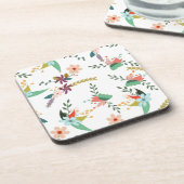 Bloemen 10 bier onderzetter (Linkerzijde)
