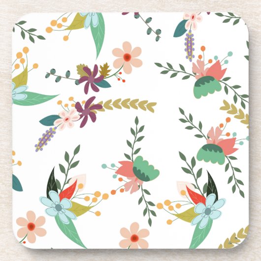 Bloemen 10 bier onderzetter (Voorkant)