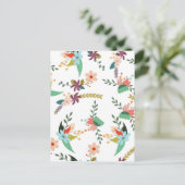 Bloemen 10 briefkaart (Staand voorkant)