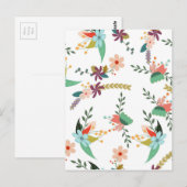 Bloemen 10 briefkaart (Voorkant / Achterkant)