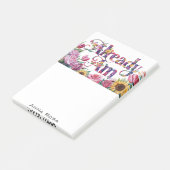 *~* Bloemen 10 REEDS AM AP85 Manifesting Post-it® Notes (Schuin)