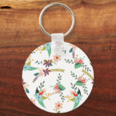 Bloemen 10 sleutelhanger (Voorkant)