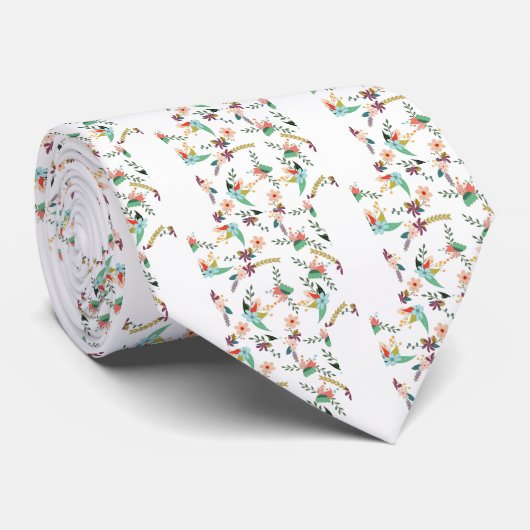 Bloemen 10 stropdas (Opgerold)