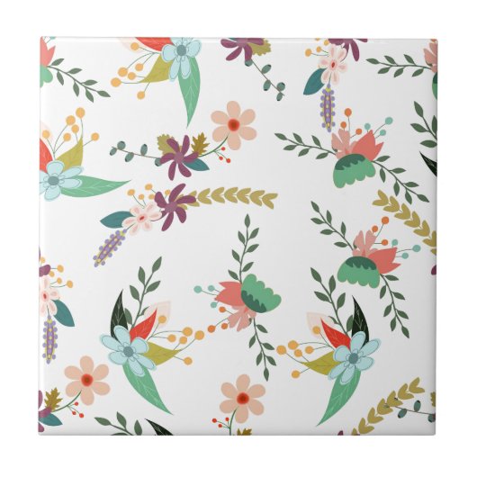 Bloemen 10 tegeltje (Voorkant)
