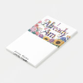 *~* Bloemen 11 AL AM AP85 Manifesting Post-it® Notes (Schuin)