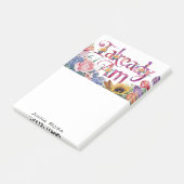 *~* Bloemen 12 AL AM AP85 Manifesting Post-it® Notes (Schuin)