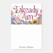 *~* Bloemen 12 AL AM AP85 Manifesting Post-it® Notes (Voorkant)