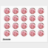 Bloemen 137 ronde sticker (Vel)