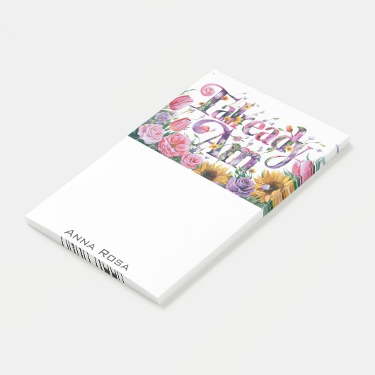 *~* Bloemen 13 AL AM AP85 Manifesting Post-it® Notes (Schuin)