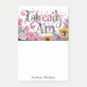 *~* Bloemen 13 AL AM AP85 Manifesting Post-it® Notes (Voorkant)
