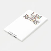 *~* Bloemen 13 IK ONTVANG NU AP85 Manifesting Post-it® Notes (Schuin)