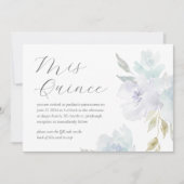 Bloemen 15e Verjaardag Quinceañera QR Code Kaart (Voorkant)