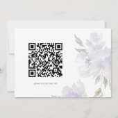 Bloemen 15e Verjaardag Quinceañera QR Code Kaart (Achterkant)